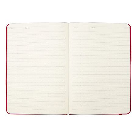 Блокнот Forest  Alfa Orion Rosewood А5, недатированный, в твердой обложке, темно-серый с оранжевой резинкой и петлей для ручки