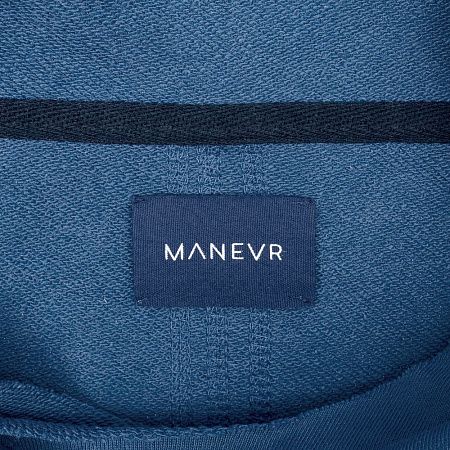 Худи унисекс Vozduh 1.0, синее, размер S