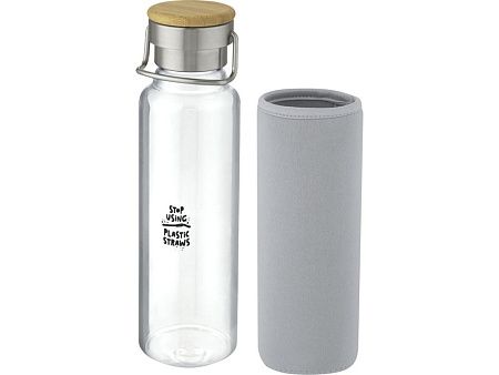 Стеклянная бутылка «Thor» с неопреновым чехлом