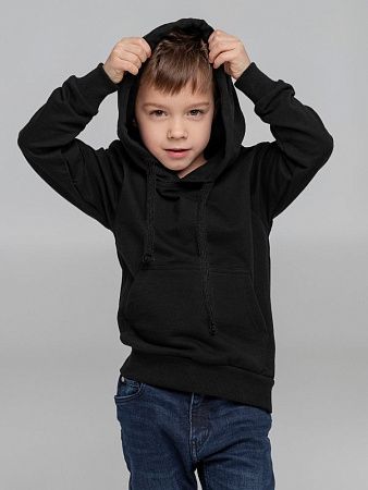 Худи детское Kirenga Kids 2.0, черное, размер 12 лет (142-152 см)