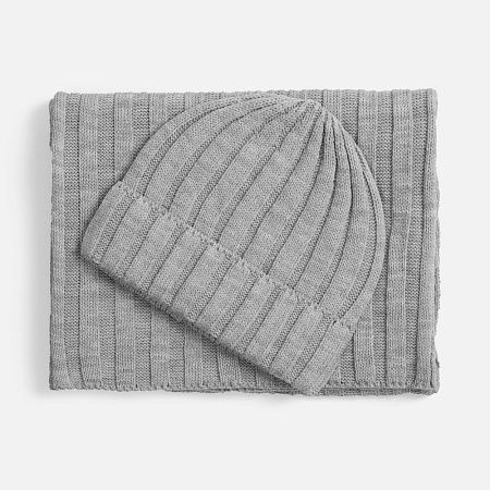 Шарф Metelitsa, серебристо-серый меланж