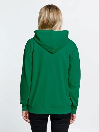 Толстовка на молнии с капюшоном Siverga 2.0, зеленая, размер 4XL