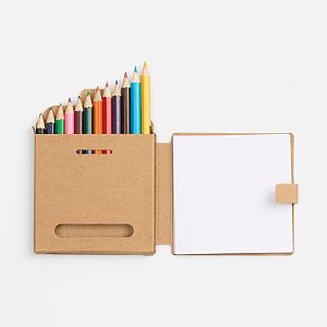 Набор цветных карандашей с блокнотом Pencilvania Traveler
