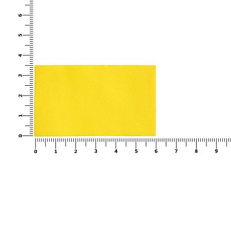 Лейбл тканевый Epsilon, M, желтый