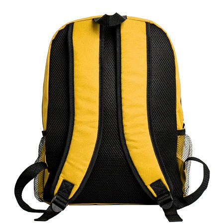 Рюкзак водостойкий "DISCO", желтый, 41 x 30 x11 см, 100% полиэстер 600D