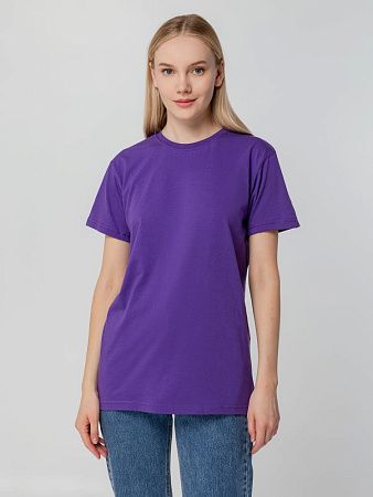 Футболка унисекс T-bolka 140, фиолетовая, размер 3XL