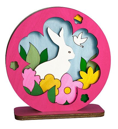 Набор 3Д раскраска: краски, подставка, кисть, скатерть, раскраски на выбор