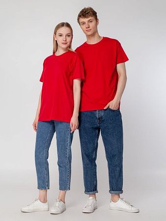 Футболка унисекс Regent 150, красная, размер 4XL