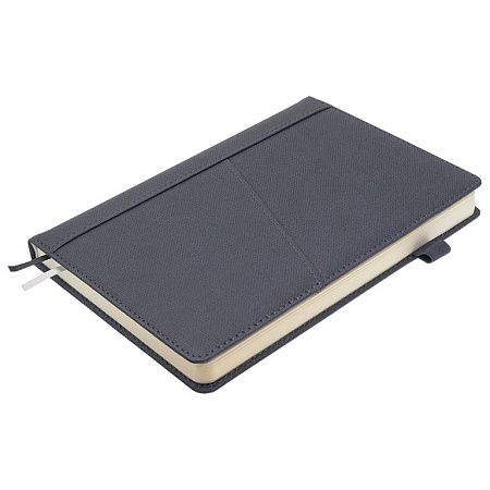Ежедневник Smart Geneva Ostende А5, серый, недатированный, в твердой обложке с поролоном