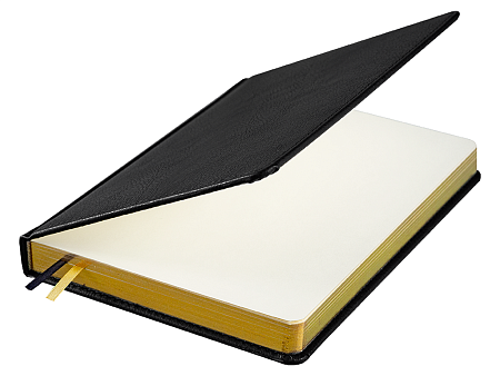 Ежедневник Classic Romanee А5, черный, недатированный, в твердой обложке