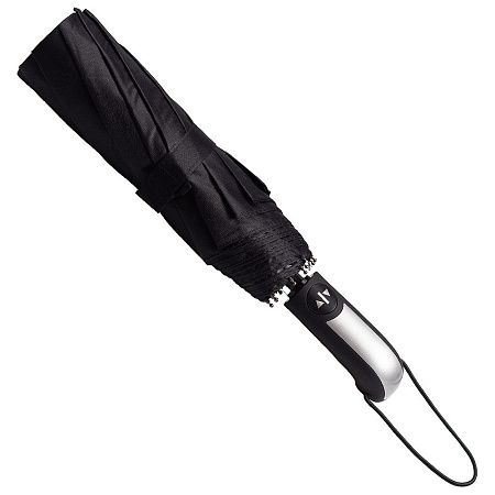 Зонт складной автоматический диаметр 116 см  Forest BERGEN, 10 панелей, с UV защитой в подарочной коробке, черный