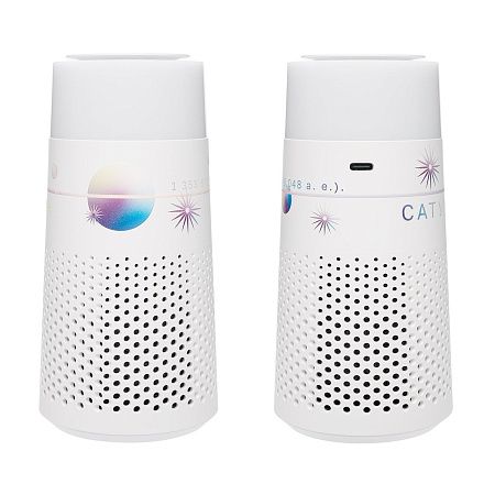 Очиститель воздуха с подсветкой Пьюр (Pure), черный