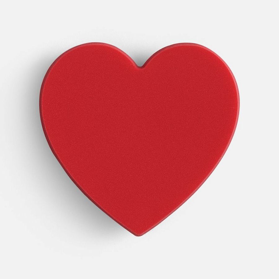 Джибитс из ПВХ «Сердце», красный
