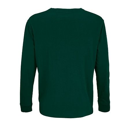 Футболка унисекс с длинным рукавом Pioneer LSL, темно-зеленая, размер XS