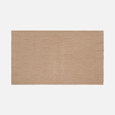 Плед Curve Verve, бежевый меланж