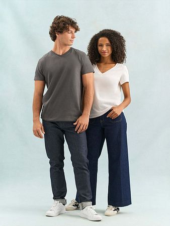 Футболка женская Regent Women с V-образным вырезом, розовая (candy), размер XS