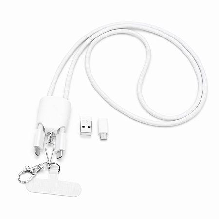 Кабель - ланьярд МультиЛинк 66 Вт, белый