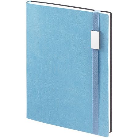 Ежедневник Vivian Metal, недатированный, голубой