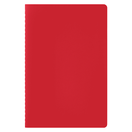 Блокнот Alpha slim, красный
