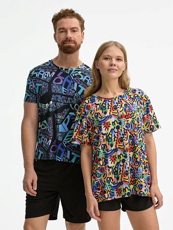 Футболка унисекс Senti с полной запечаткой на заказ, размер 3XL