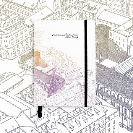 Блокнот линованный Pininfarina ITALIAN BEAUTY MILANO из каменной бумаги, А5