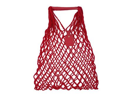 Авоська «Dream» из натурального хлопка с кожаными ручками, 15 л