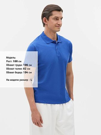Рубашка поло мужская Prescott Men 170, ярко-синяя (royal), размер XXL