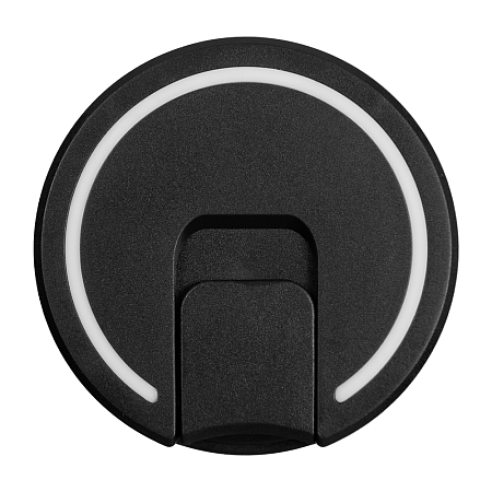 Термос стальной Positano, 460 мл, черный, матовый