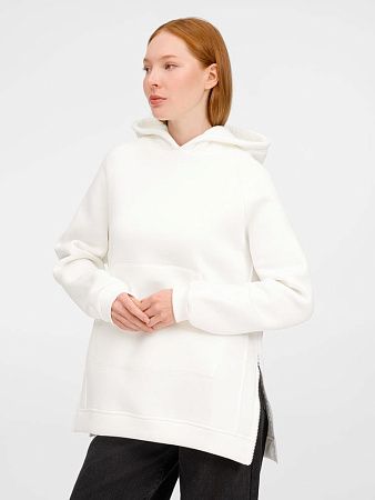 Худи унисекс оверсайз Easy Street, молочно-белое, размер M/L