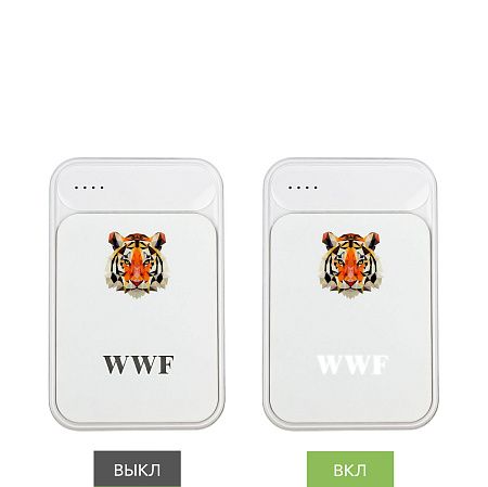 Внешний аккумулятор с подсветкой Starlight PB 5000 mAh, зеленый