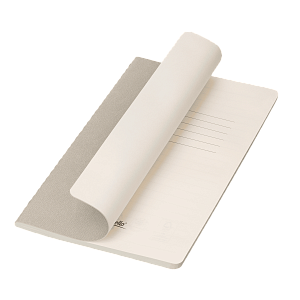 Блокнот Corsa slim, светло-серый