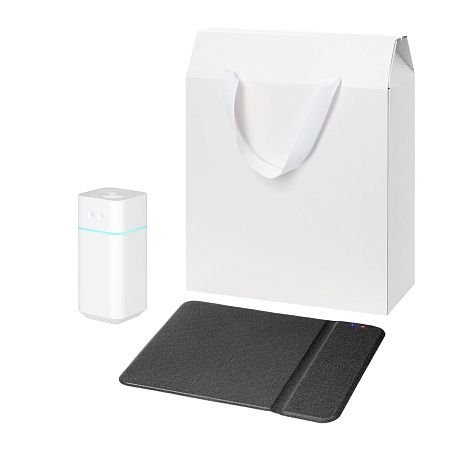 Подарочный набор Cloud NEO, Ноnor, черный (увлажнитель воздуха, зарядное устройство)