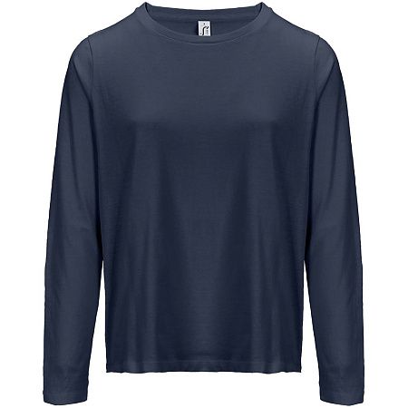 Футболка с длинным рукавом женская Monarch Women, темно-синяя (navy), размер S