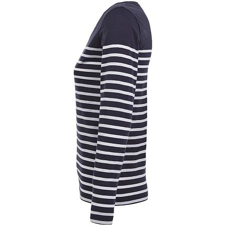Футболка женская с длинным рукавом Matelot LSL Women, синяя с белым, размер XL