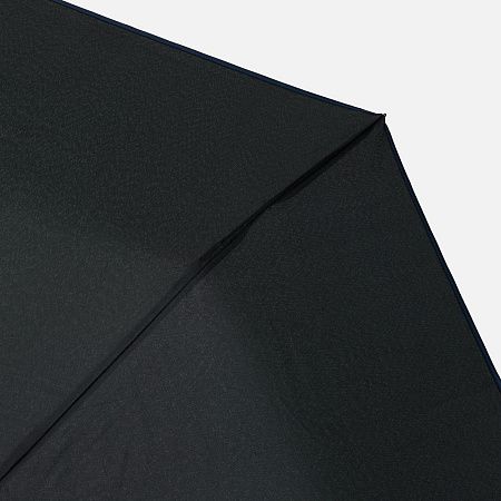 Зонт складной Edgeline, черный с синим