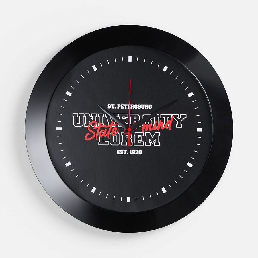 Часы настенные Vivid Large, черные