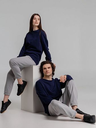 Свитшот унисекс BNC Inspire (Organic), темно-синий, размер XS