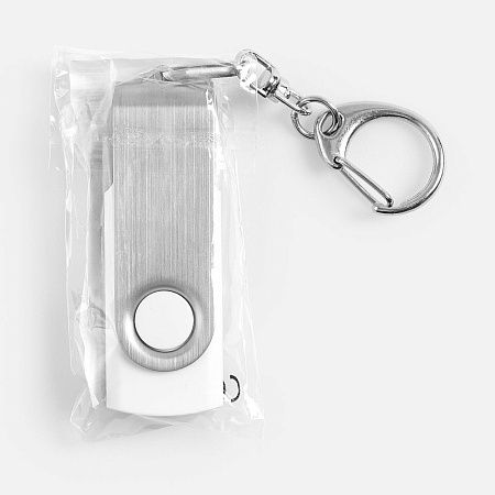 Флешка Twist, белая, 16 Гб