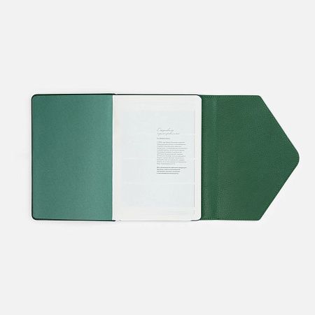 Ежедневник Extra, недатированный, зеленый