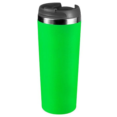 Термокружка KOMO SOFT 420мл. Салатовая с черной крышкой 6061.15