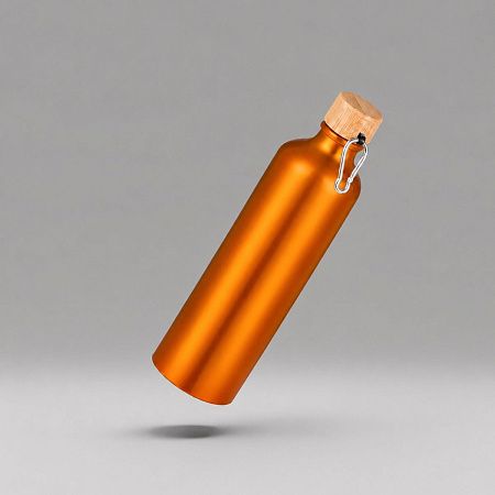 Бутылка «Hip M Bamboo» с карабином, 770 мл