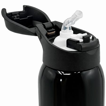 Термобутылка Trekker, чёрная