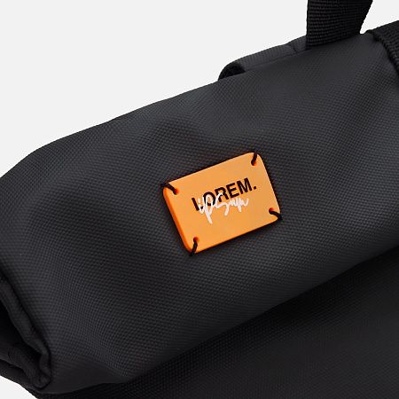 Лейбл из ПВХ Dzeta, XS, оранжевый неон