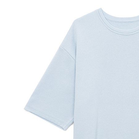 Джемпер с коротким рукавом Siluetti Volumica, светло-голубой, размер XS/S