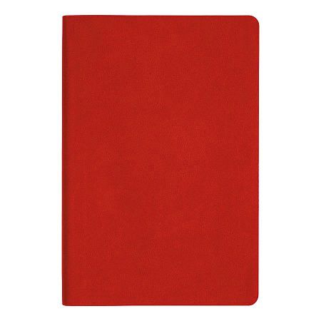 Ежедневник Flexy Latte Color А5, красный, недатированный, в гибкой обложке