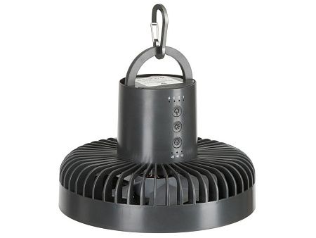 Портативный вентилятор с фонарем «Jon»