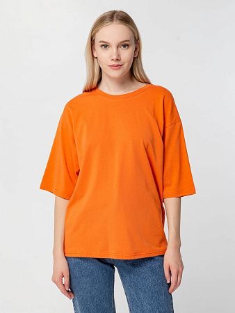Футболка унисекс оверсайз Street Vibes, оранжевая, размер XL/2XL
