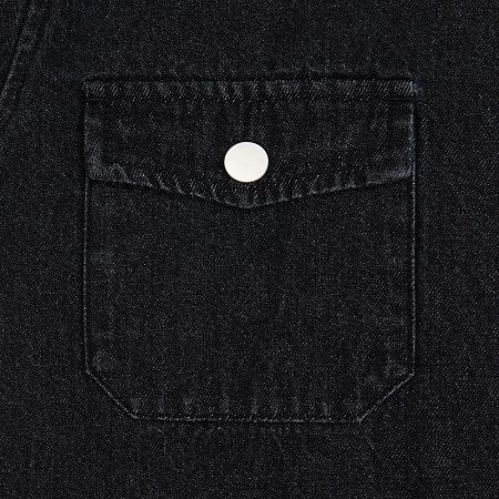 Куртка джинсовая O3, черная, размер M/L