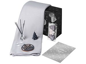 Подарочный набор «Re:Home» с пледом, свечой и диффузором