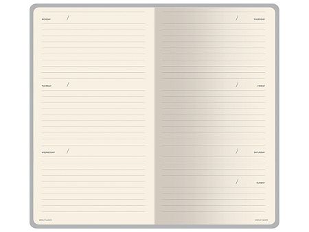 Еженедельник недатированный А6 «Zefir»